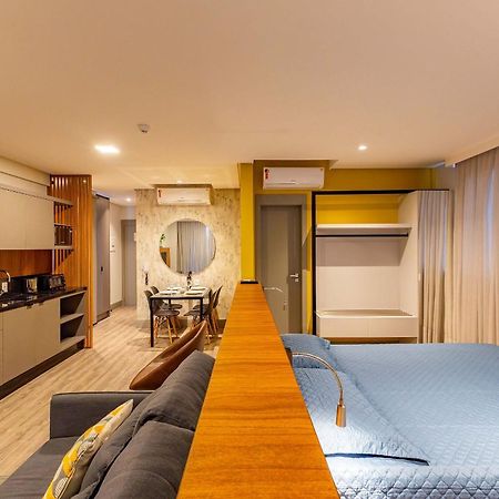 Confortavel Loft Com Vista Para O Mar - Condominio Com Piscina Bombinhas Εξωτερικό φωτογραφία