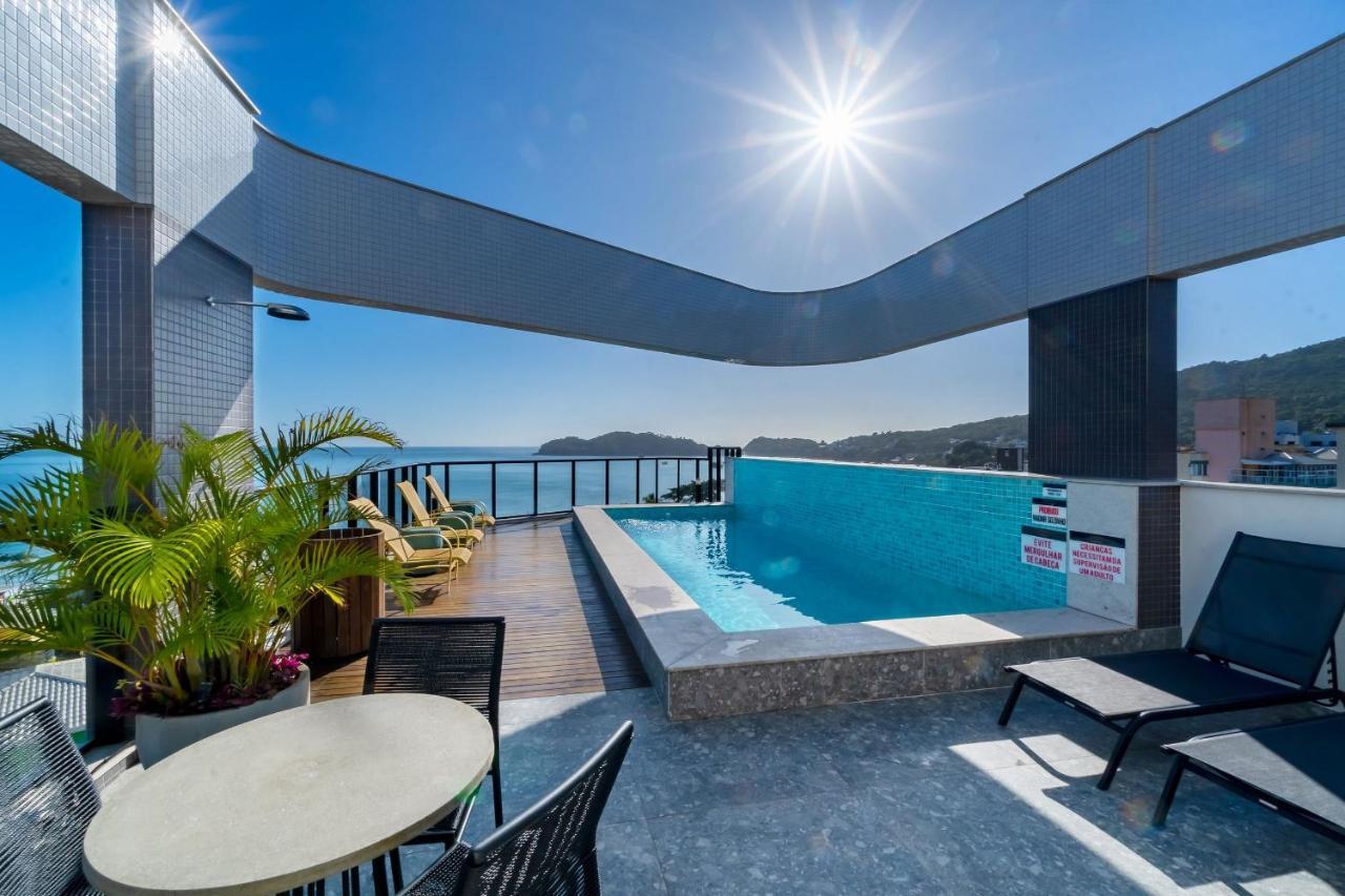 Confortavel Loft Com Vista Para O Mar - Condominio Com Piscina Bombinhas Εξωτερικό φωτογραφία